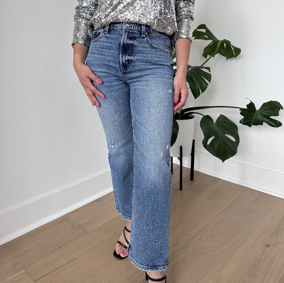 pistola Denim - Pistola Jeans 27P Light Med Wash Button Fly Straight Leg Classic Preppy Capsule